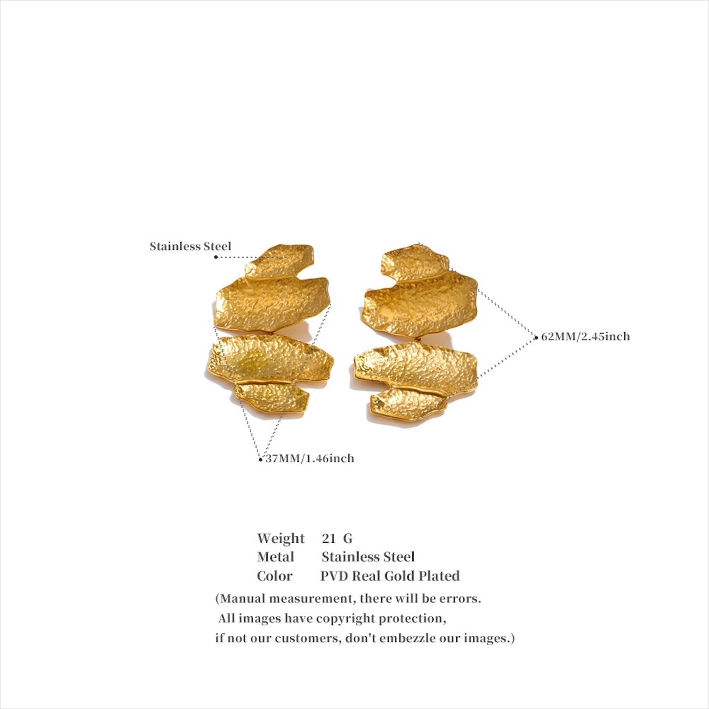 Boucles d'oreilles Hadès