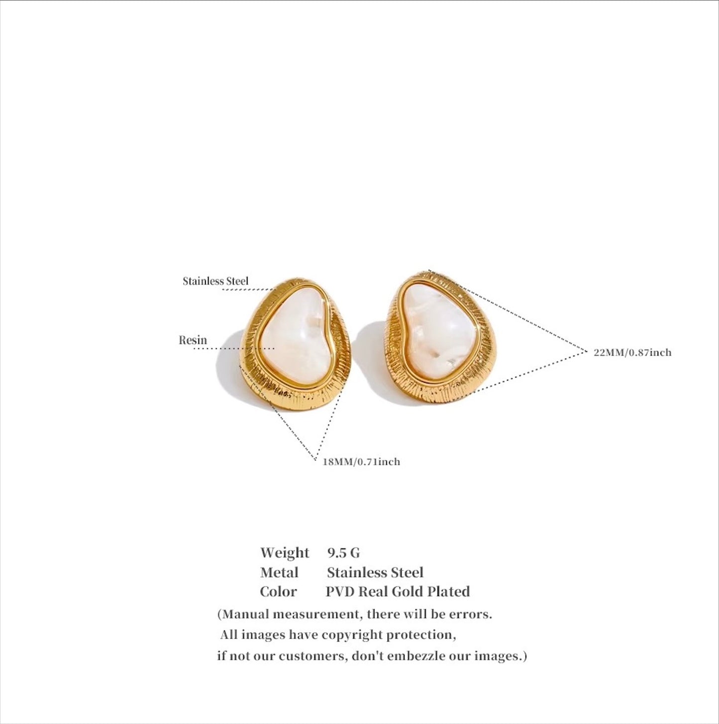 Boucles d'oreilles Nefertum