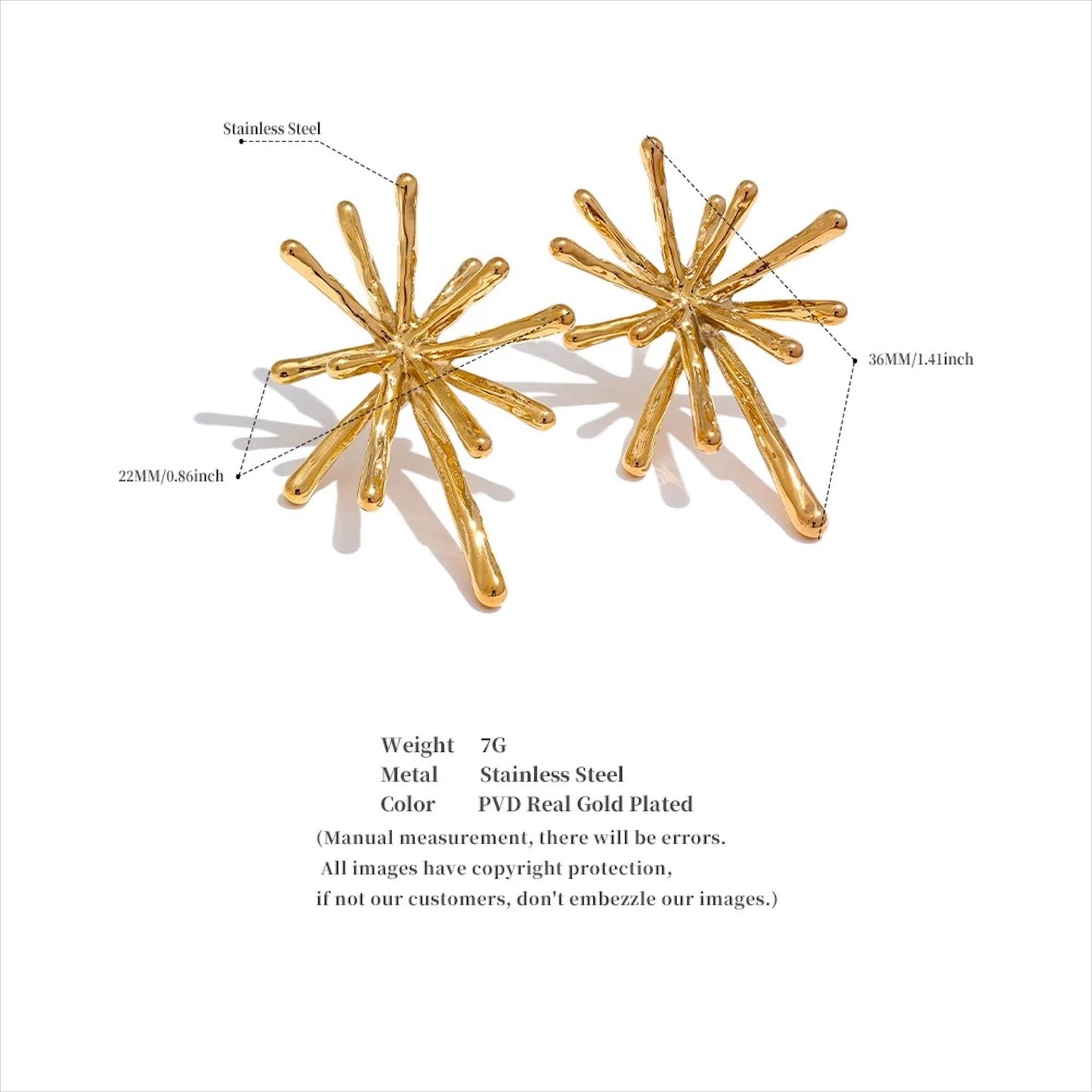 Boucles d'oreilles Sirius